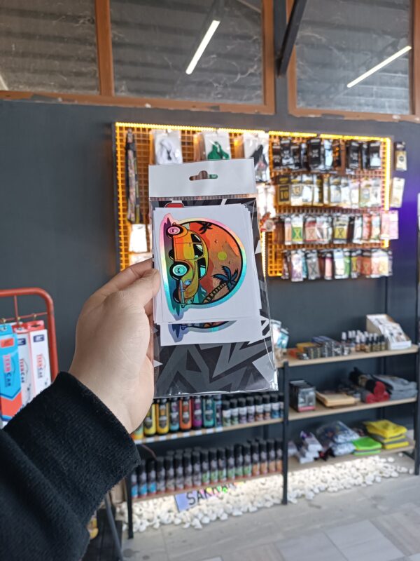 Vosvos Günbatımı Hologram Sticker